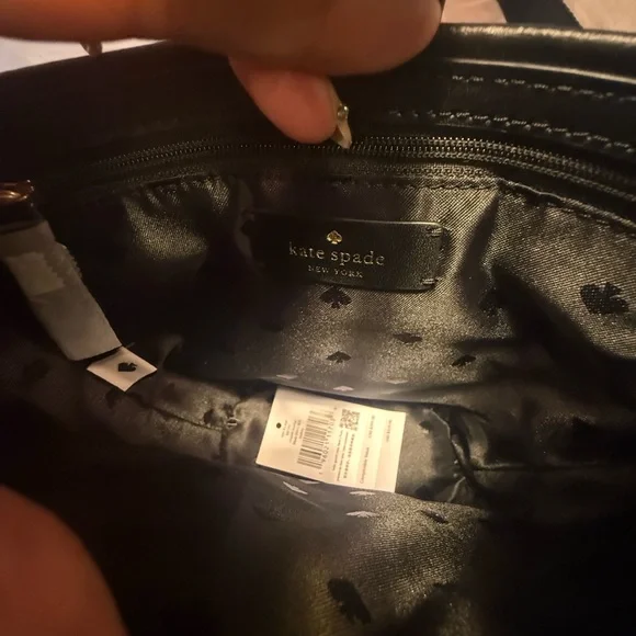 NWT Kate Spade Audrey Mini Black Leather Bucket Shoulder Crossbody Bag $329 - Picture 10 of 16